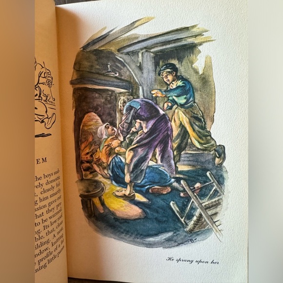 VINTAGE 1945 Hans Brinker The Silver Skates Children’s Book - Picture 5 of 16